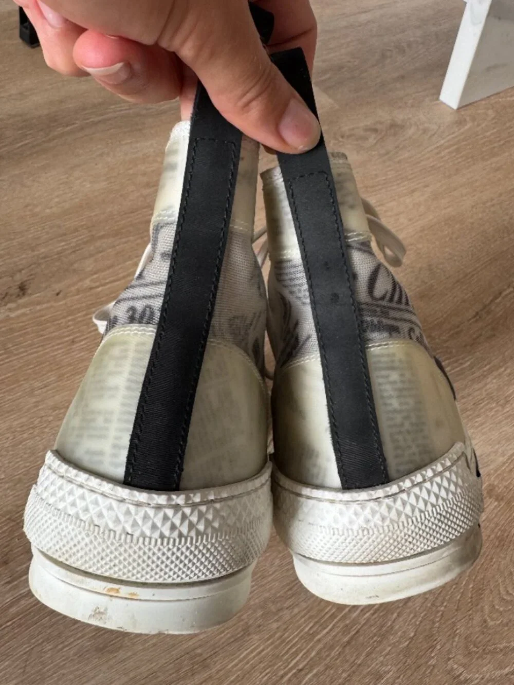 Dior B23 High 'Newsprint' Sneakers